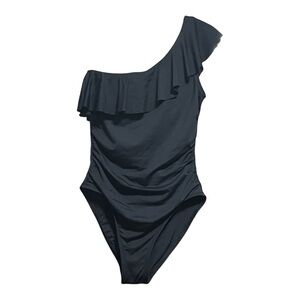 La Blanca One-Shoulder Black Swim One Piece 6
